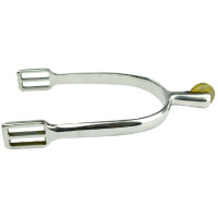 Éperons Feeling Prince de Galles inox à molette lisse Éperons Feeling Prince de Galles inox à molette lisse