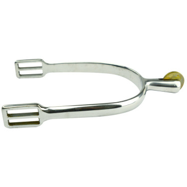 Éperons Feeling Prince de Galles inox à molette lisse