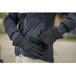 Luvas Equithème Flocon Preto