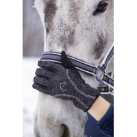 Luvas Equithème Quentes Cinza mesclado Cinzento Luvas Equithème Quentes Cinza mesclado Cinzento