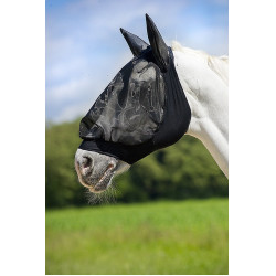 Máscara anti-moscas Lycra® Equithème Máscara anti-moscas Lycra® Equithème