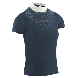 Polo Equithème London de mangas curtas Azul-marinho Polo Equithème London de mangas curtas Azul-marinho