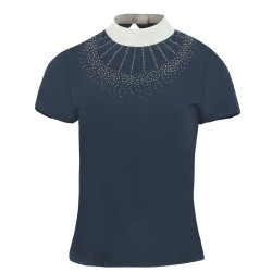 Polo Equithème London de mangas curtas Azul-marinho Polo Equithème London de mangas curtas Azul-marinho