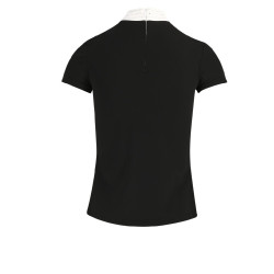 Polo Equithème Lerma de mangas curtas Preto