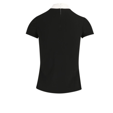 Polo Equithème Lerma de mangas curtas Preto
