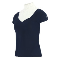 Polo Equithème Lerma de mangas curtas Azul-marinho Polo Equithème Lerma de mangas curtas Azul-marinho