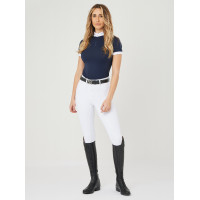 Calça Pull On LeMieux Demi Bregging com assento integral Branco Calça Pull On LeMieux Demi Bregging com assento integral Branco