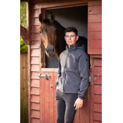 Casaco softshell Elite LeMieux masculino Antracite Cinzento