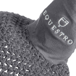 Touca anti-moscas longa Equestro Cinzento Touca anti-moscas longa Equestro Cinzento
