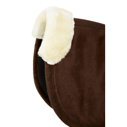 Amortecedor de espuma com memória de forma com pelo sintético Horze Castanho Amortecedor de espuma com memória de forma com pelo sintético Horze Castanho