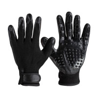 Luvas de escovagem Horze Super Touch Preto