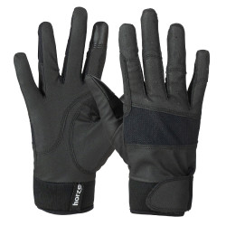Luvas elásticas Horze femininas com punhos de neoprene