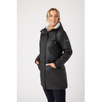 Casaco polar impermeável Horze Billie feminino Preto Casaco polar impermeável Horze Billie feminino Preto