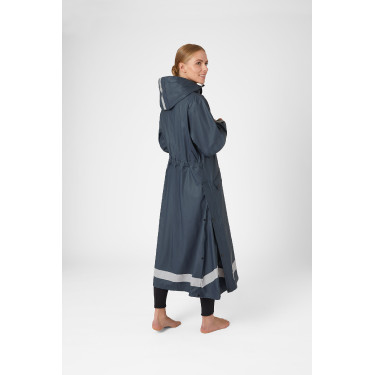 Impermeável Horze Hazel feminino longo com aberturas Impermeável Horze Hazel feminino longo com aberturas