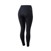 Legging Horze Mathilde com fundo de silicone feminino Azul-marinho escuro