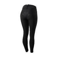 Calça Horze leve com culote completo de silicone elástico Angelina feminina Preto