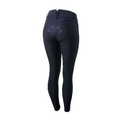Calça Horze leve com culote completo de silicone elástico Angelina feminina