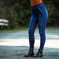 Botas de couro Horze Jodhpur Highgate Paddock feminino Botas de couro Horze Jodhpur Highgate Paddock feminino