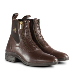 Botas de couro Horze Jodhpur Highgate Paddock feminino Castanho