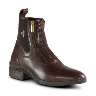 Botas de couro Horze Jodhpur Highgate Paddock feminino Castanho