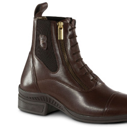 Botas de couro Horze Jodhpur Highgate Paddock feminino Castanho