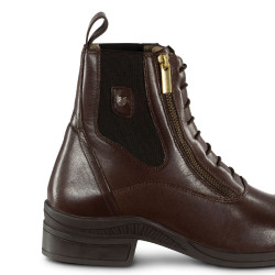 Botas de couro Horze Jodhpur Highgate Paddock feminino Castanho