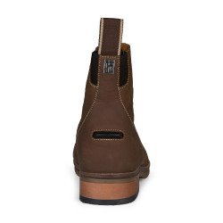 Botas infantis Horze Seville com fecho éclair frontal Castanho Botas infantis Horze Seville com fecho éclair frontal Castanho