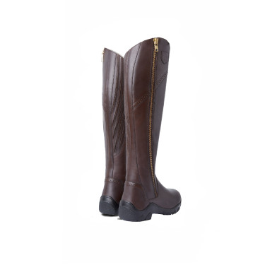 Botas forradas de couro Horze Aspen feminino Botas forradas de couro Horze Aspen feminino