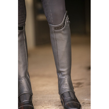 Mini-chaps Pénélope Prisca couro Mini-chaps Pénélope Prisca couro