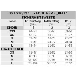 Colete de proteção Equithème Belt Preto Colete de proteção Equithème Belt Preto