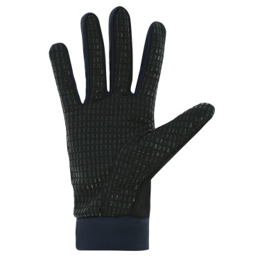 Luvas Equithème Knit digital Preto / azul-marinho