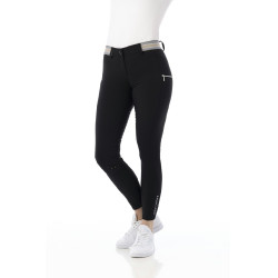 Calça Equitheme Lor com fundo de silicone Preto