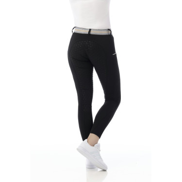 Calça Equitheme Lor com fundo de silicone Preto