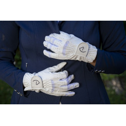 Luvas Equithème Grip Branco