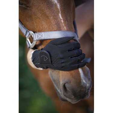 Luvas Equithème Grip Preto
