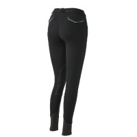 Calça Equithème Pro Antracite / branco Cinzento Calça Equithème Pro Antracite / branco Cinzento