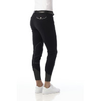 Calça Equithème Pro Antracite / branco Cinzento Calça Equithème Pro Antracite / branco Cinzento