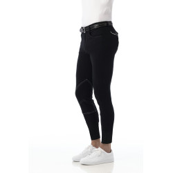 Calça Equithème Pro Antracite / branco Cinzento Calça Equithème Pro Antracite / branco Cinzento
