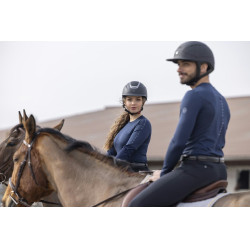 Camiseta Equithème Savy Azul-marinho