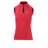 Pólo Equithème Sarah sem mangas Preto Pólo Equithème Sarah sem mangas Preto