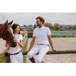 Polo Equithème Vilamoura de mangas curtas Polo Equithème Vilamoura de mangas curtas