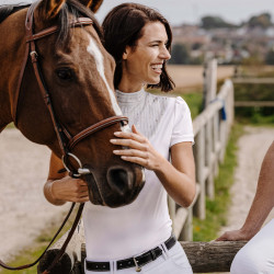 Polo Equithème Vilamoura de mangas curtas Polo Equithème Vilamoura de mangas curtas