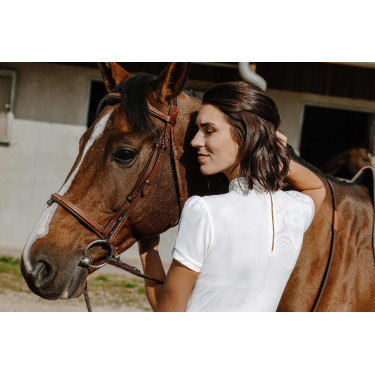 Polo Equithème Vilamoura de mangas curtas Polo Equithème Vilamoura de mangas curtas