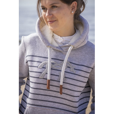 Suéter Pénélope Océane Cinza / azul-marinho Cinzento