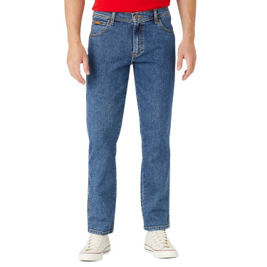 Jeans masculino Wrangler Texas stretch desbotado Jeans masculino Wrangler Texas stretch desbotado