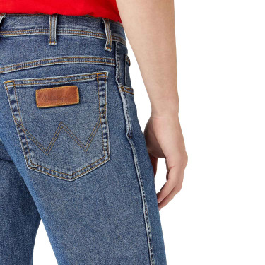 Jeans masculino Wrangler Texas stretch desbotado Jeans masculino Wrangler Texas stretch desbotado