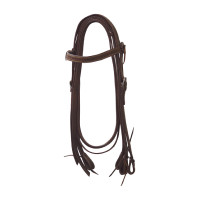 Bridão western Lakota com flores e rédeas Castanho