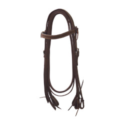 Bridão western Lakota com flores e rédeas Castanho Bridão western Lakota com flores e rédeas Castanho