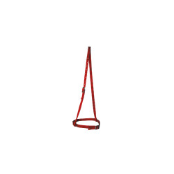 Noseband Western Pool's em nylon Vermelho