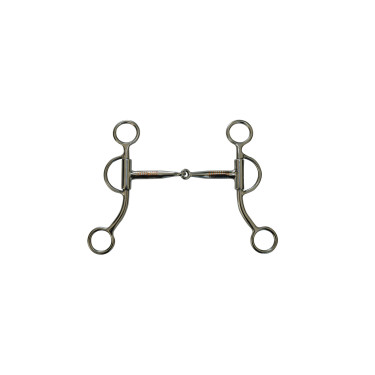 Mors de bridão western Pool's inox com inserções de cobre Mors de bridão western Pool's inox com inserções de cobre